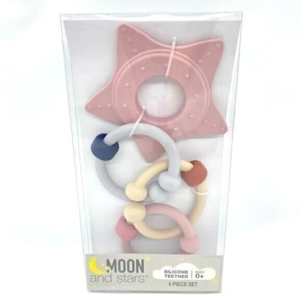 Pink Starfish Baby Teether New